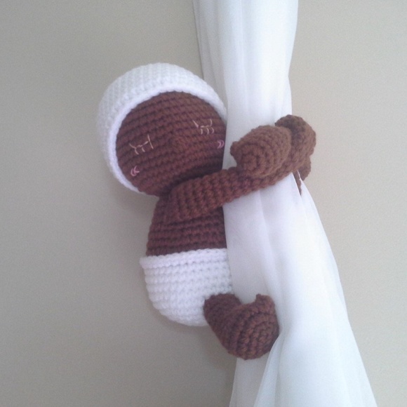 Baby Tieback Crochet Handmade - Picture 9 of 10